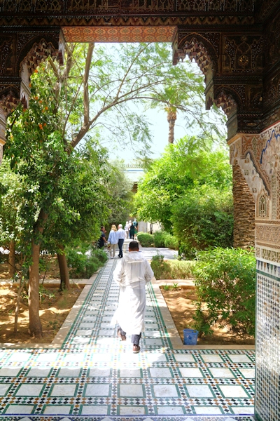 Late 19th century Bahai Palace Museum and Gardens, Marrakesh