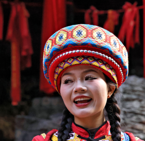 Demonstration of wedding celebration by Ba culture