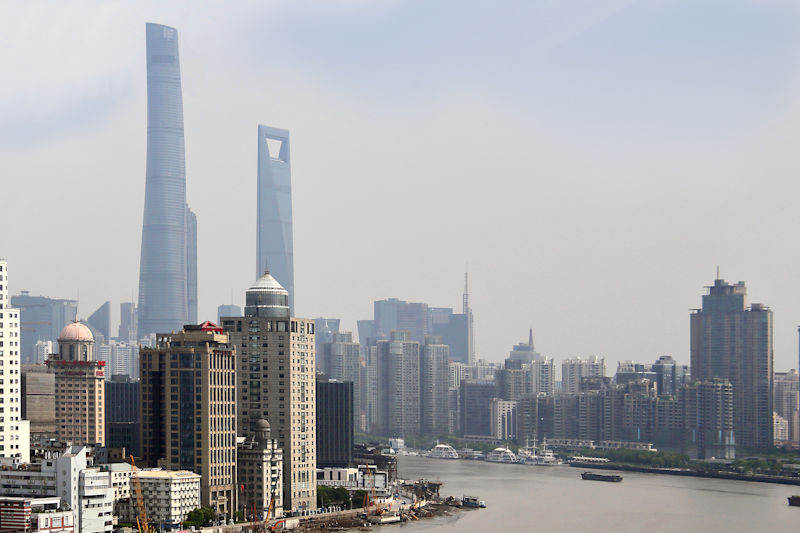 Shanghai Tower and Word Financial Centre Buildings