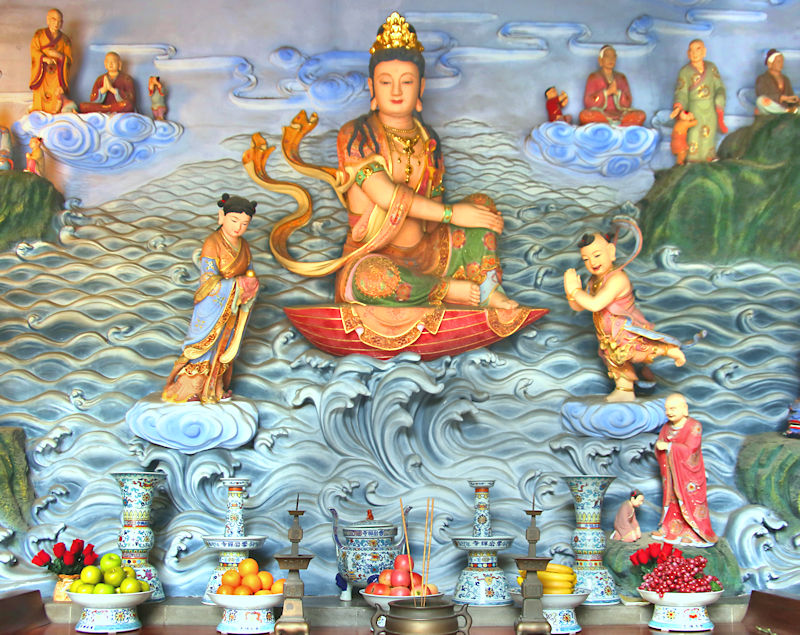 Temple paintings, Suzhou, China