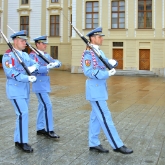 Czech Republic - Prague - Ceremonial Guards at the Prague Castle