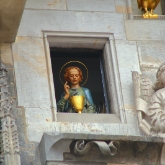 Czech Republic - Prague - On the hour the 12 Apostles appear above the Astronomical Clock on the Old Town Hall