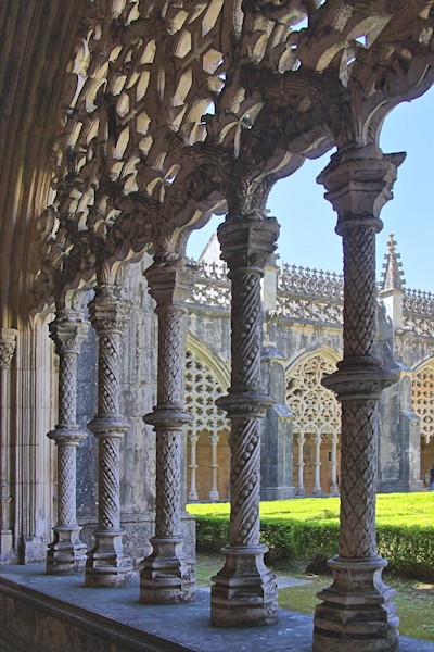 The 15th century Royal Cloisters of the Batalha Monastery