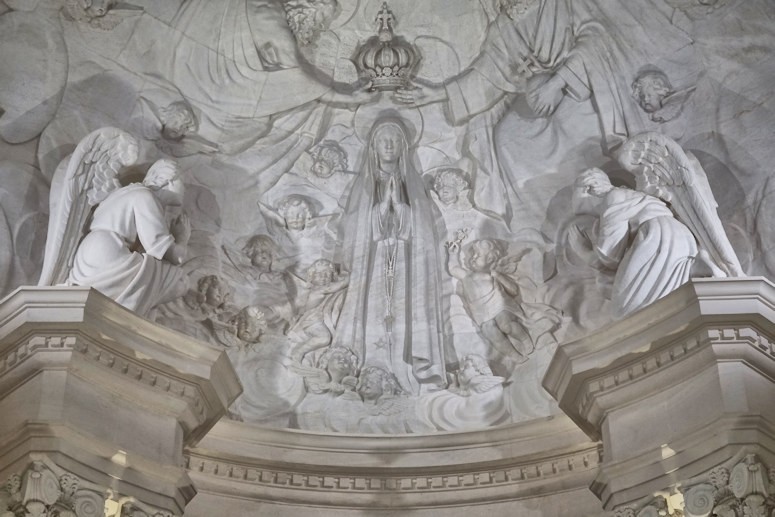 Inside the Basilica of Our Lady of the Rosary