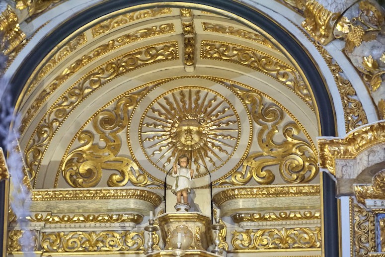 Inside the Church of Nazaré