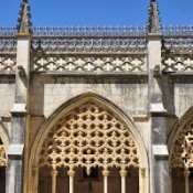 The 15th century Royal Cloisters of the Batalha Monastery
