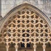 The 15th century Royal Cloisters of the Batalha Monastery