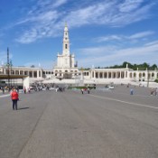 The Sanctuary of Fátima, also known as Sanctuary of Our Lady of Fátima, is a group of Catholic religious buildings and structures in the civil parish of Cova da Iria in the municipality of Ourém, in the Santarém District of central Portugal