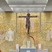 Inside the Basilica of the Holy Trinity