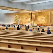 Inside the Basilica of the Holy Trinity