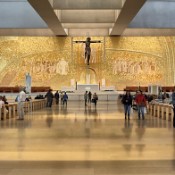 Inside the Basilica of the Holy Trinity