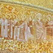 Inside the Basilica of the Holy Trinity