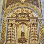 Inside the Church of Nazaré