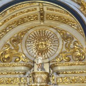 Inside the Church of Nazaré