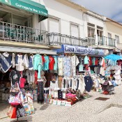 Sitio square, part of the town of Nazaré, central coast of Portugal