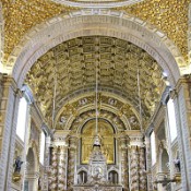 Inside the Church of Nazaré