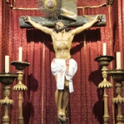 Inside the Church of Carmo