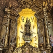Inside the Church of Carmelitas