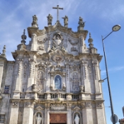 1750 Rococo Church of Carmo in Porto
