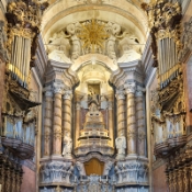 Inside the Church of the Clergy (Clerigos), Porto