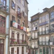  In the old quarter of Porto, Portugal