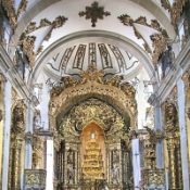 Inside the Church of Carmelitas