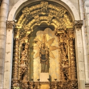 Inside the Cathedral of Porto, Portugal