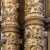 Inside the Cathedral of Porto, Portugal