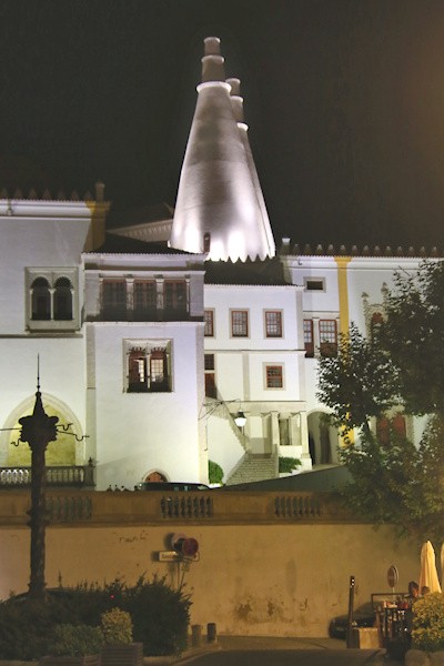 Sintra Palace at night