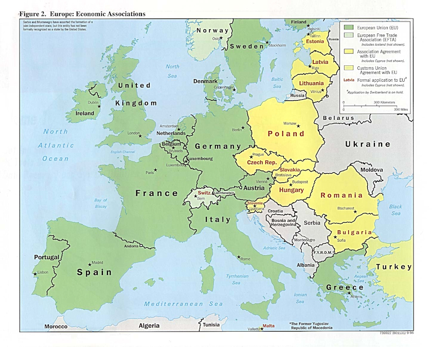 Europe map
