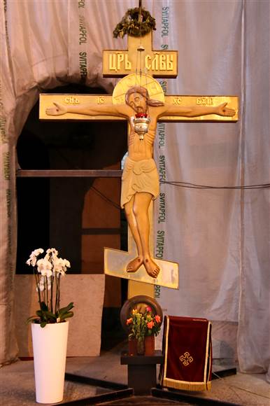 Inside St Sava Church, Belgrade, Serbia