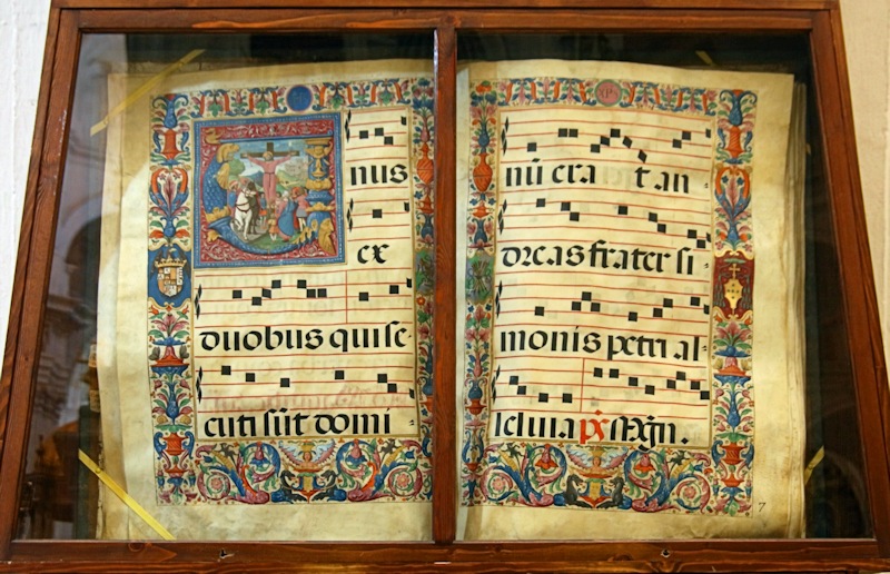 Chant munuscript, Granada Cathedral, Spain